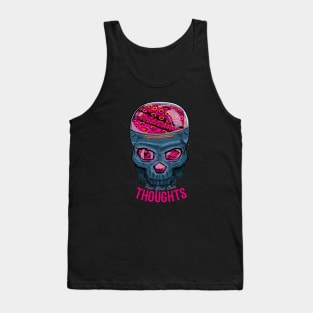 Fear your own thoughts octopus skull Tank Top